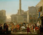 Johannes Lingelbach Carneval in Rom oil painting artist